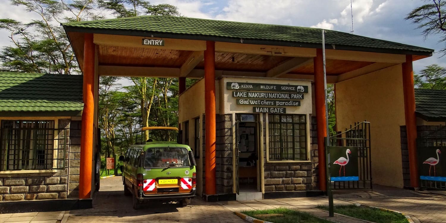 Lake Nakuru National Park main gate